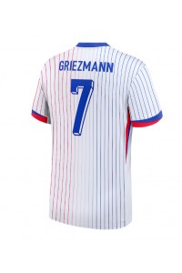 Frankrike Antoine Griezmann #7 Fotballdrakt Borte Klær EM 2024 Korte ermer